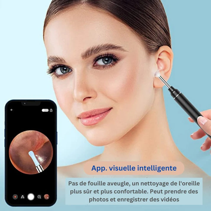 Nettoyeur d'oreille avec camera intelligente (livraison gratuite partout en Guinée)